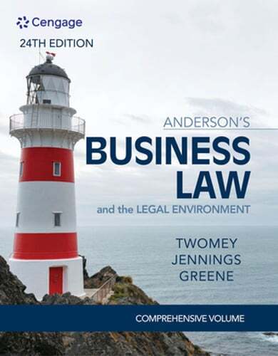 Anderson’s Business Law & the Legal Environment – Comprehensive Edition: Used