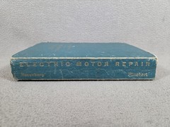 Electric Motor Repair Robert Rosenberg Double Book Spiral Bound 1951
