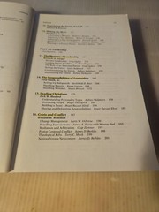 Vintage 1997 “Leadership Handbook of Management & Administration” James Berkley