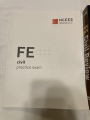 PPI FE Civil Review Manual-Michael R. Lindeburg-Includes Practice Exam-Very Good