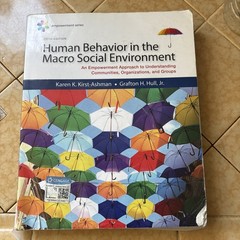 Empowerment Series: Human Behavior in the Macro Social Environmen