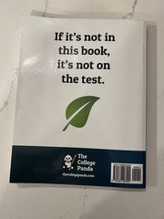 The College Panda’s SAT Writing: Advanced Guide and Workbook – VERY GOOD