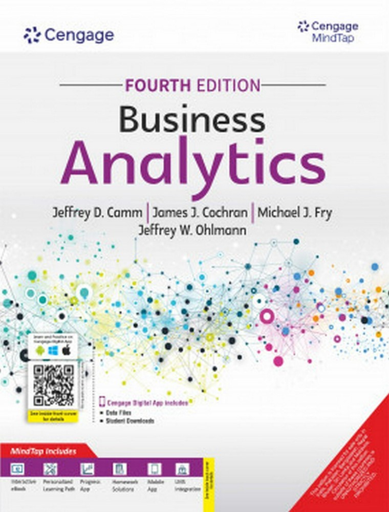 New: Business Analytics with MindTap by Jeffrey D. Camm “Free Ship from USA’