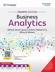 New: Business Analytics with MindTap by Jeffrey D. Camm “Free Ship from USA’