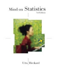 Mind on Statistics – Hardcover By Utts, Jessica M – VERY GOOD