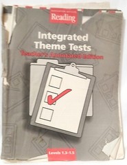 Houghton 1st Grade Reading INTEGRATED THEME TESTS Teacher Edition level 1.1-1.5