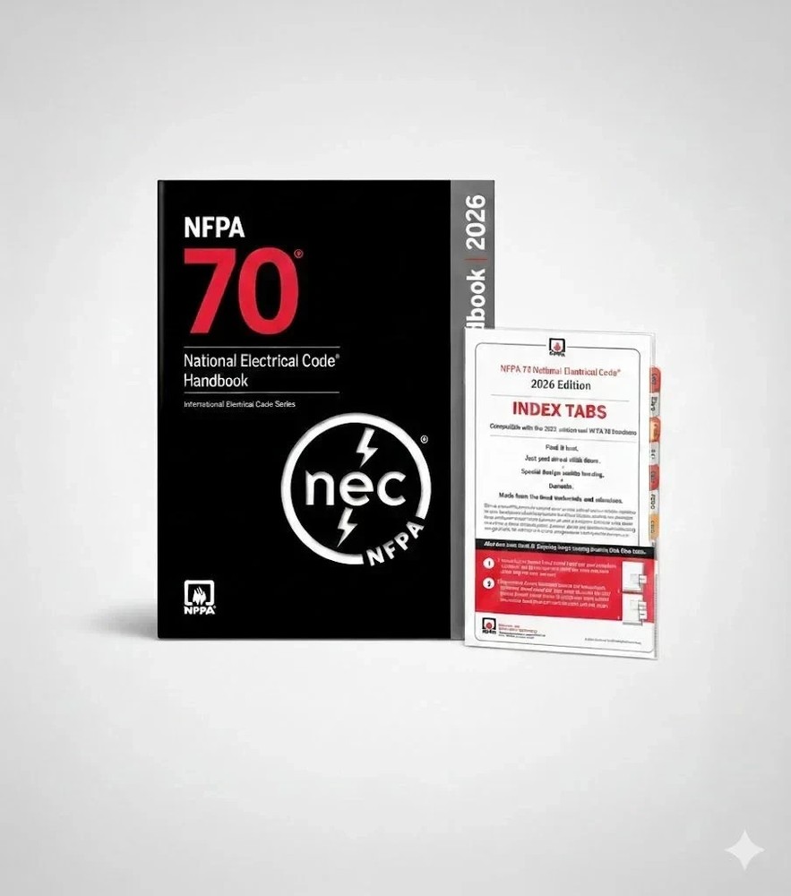 NFPA 70 National Electrical Code NEC Handbook 2026 Hardcover Index Tabs New