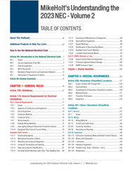 Mike Holt’s 2023 Understanding the National Electrical Code Book Package