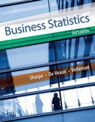 Business Statistics (3rd Edition) – Hardcover By Sharpe, Norean D. – GOOD