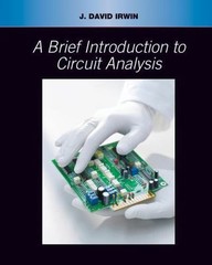 A Brief Introduction to Circuit Analysi- paperback, J David Irwin, 9780471431169
