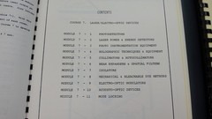 Laser Electro Optics Technology Curriculum Series Course Manuals Set of 10 1980