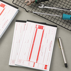 10 Pack Driver Daily Log Book 8.5″ x 5.5″ Log Book with Detailed Driver Vehicle
