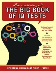 BIG BOOK OF IQ TESTS By Norman Sullivan & Philip J. Carter **Mint Condition**
