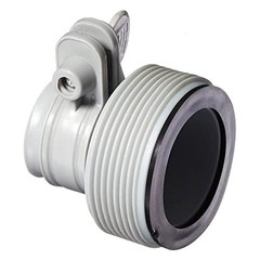 Intex Hose Conversion Adapter B Kit 25009 for Pool Pumps 1.25 to 1.5 Inch Pair