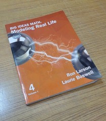 Big Ideas Math Modeling Real Life Common Core 4 Volume 1 by Ron Larson Paperback