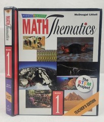 Middle Grades Math Thematics Book 1 Teacher’s Edition – McDougal Littell