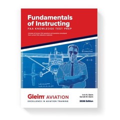 Gleim Fundamentals of Instructing FAA Knowledge Test Prep – 2026 Edition