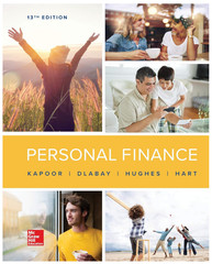 Personal Finance 13 edition – by Kapoor, Dlabay Hughes, Hart – LOOSE LEAF – NEW