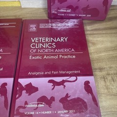 Lot Of 5 Veterinary Clinics Of North America: Exotic Animal Practice Hardcover