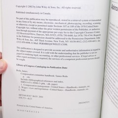 COMPENSATION COMMITTEE HANDBOOK By James F. Reda Paperback Book Like New Copy