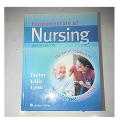 Wolters Kluwer Fundamentals of Nursing 8th Ed Hardcover Taylor Lillis Lynn 2011