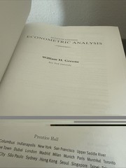 Econometric Analysis 7th edition hardcover by William H Greene