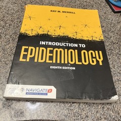 Introduction to Epidemiology (w/access code) by Merrill (2019, Trade Paperback)