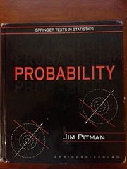 Probability (Springer Texts in Statistics), Pitman, Jim