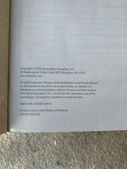 Amplify ELA Grade 8 Student Edition Textbook English Language Arts Curriculum