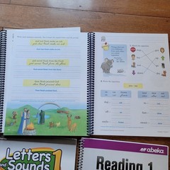 Abeka 1st Grade Math & Language Arts Teacher’s Answer Keys, 10 Books
