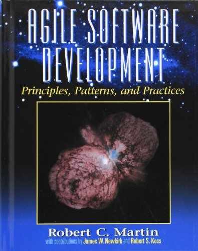 Agile Software Development, – Hardcover, by Martin Robert – Very Good x