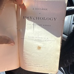 A Text-Book of Psychology for Secondary Schools Daniel Putnam 1901 Hardcover