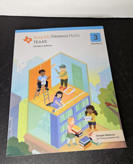 AMPLIFY DESMOS MATH – Grade 3 Student Ed, Vol 2 Mathematics, 2023 PB, TEXAS