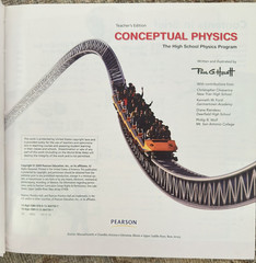 Conceptual Physics The High School Program Teacher Edition Paul G. Hewitt 11 ed.