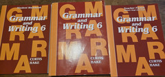 Grammar and Writing 6 *Complete set* clean pages