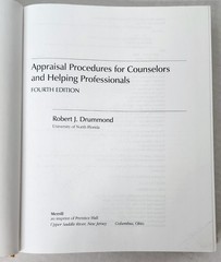 Appraisal Procedures for Counselors & Helping Professionals 4th Ed Hardcover