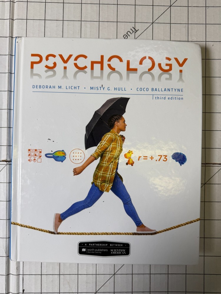 Psychology 3rd Edition by Misty Hull, Coco Ballantyne and Deborah Licht 2020, HC