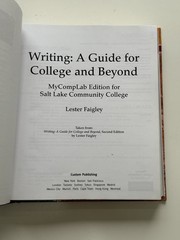 WRITING: A GUIDE FOR COLLEGE AND BEYOND By Pearson Null Education – Hardcover VG