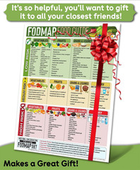Magnetic 8.5X11 FODMAP Food Guide – Ibs-Friendly Diet Poster & Chart, Safe Fo…