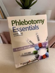 WITH CODE Phlebotomy Essentials by Ruth E. McCall (2020, Trade Paperback)7th ed