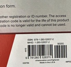 Connect Access Code ONLY for The Writer’s Mindset Hoeffner 1st Edition Free S/H!