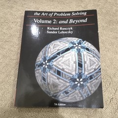 Aops Incorporated Art of Problem Solving Vol 2 Richard Rusczyk 7th Ed Paperback