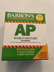 Barron’s Test Prep Ser.: AP World History Flash Cards by Kate Caporusso and…