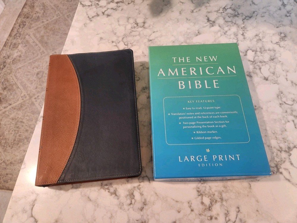 The New American Bible Large Print Edition Oxford University Press 12 Point Type