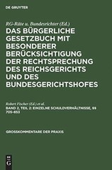Fischer – Einzelne Schuldverhltnisse 705-853 – New hardback or ca – X555z