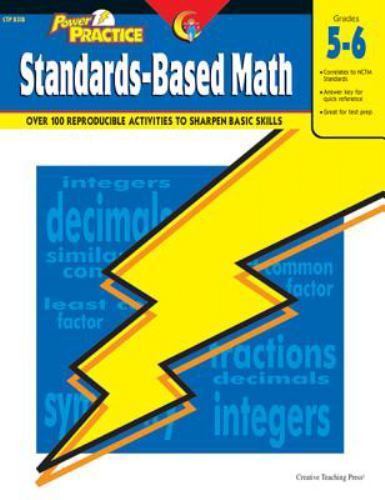 Power Practice: Standards-Based Math, Gr. 5-6 by Creative Teaching Press