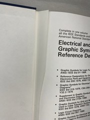 Electrical & Electronics Graphic Symbols Reference IEEE ANSI 1987 HC Ex-Library