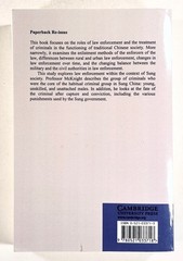 2006 McKnight LAW & ORDER IN SUNG CHINA History & Law POLITICAL SCIENCE tpb