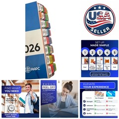 Laminated Color-Coded Tabs for ICD-0-PCS AAPC Expert 2026 – Repositionable!