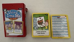 Using I and Me Fun Deck Thomas Webber (2003, Cards,Flash Cards) super duper